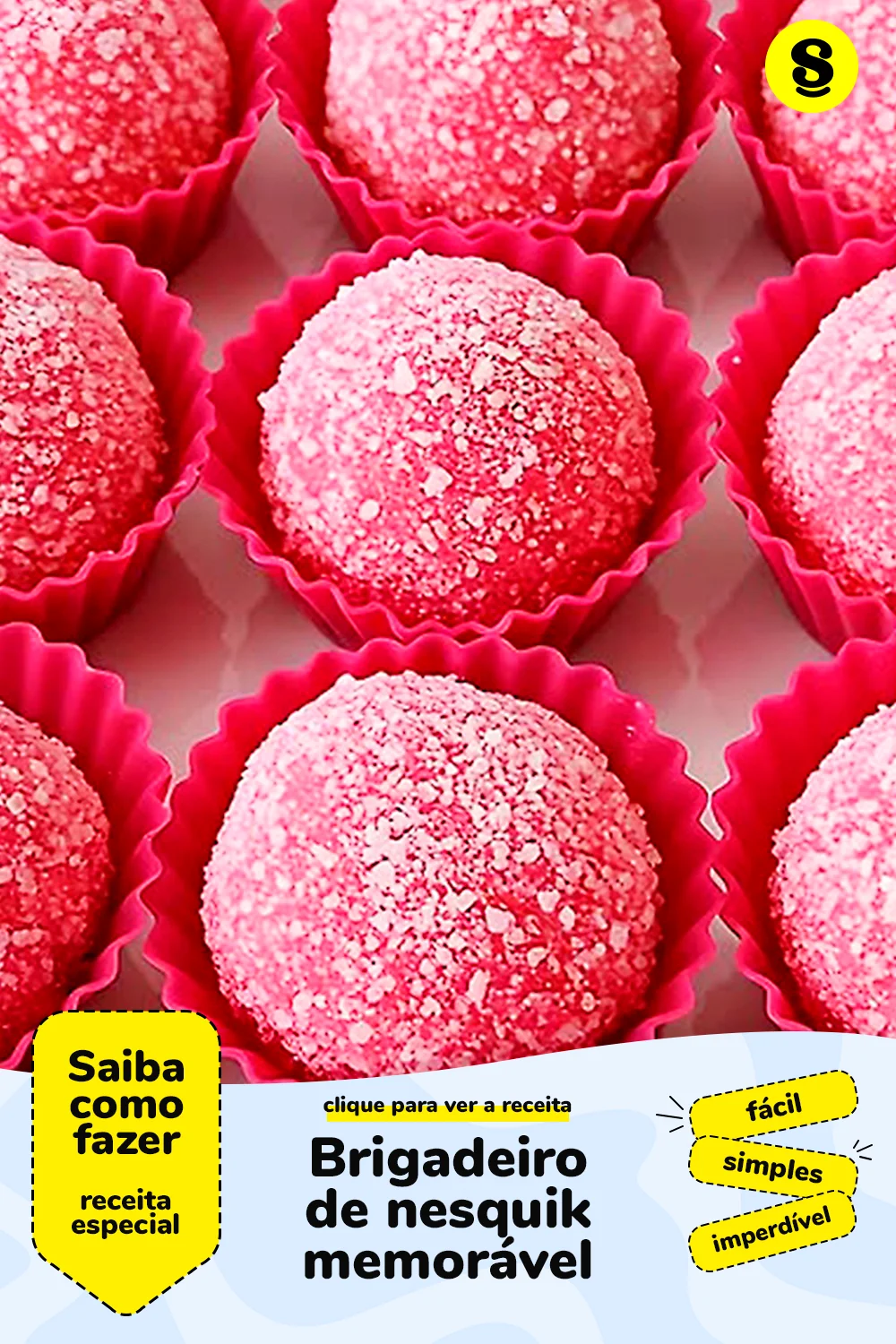 Receita de brigadeiro de nesquik