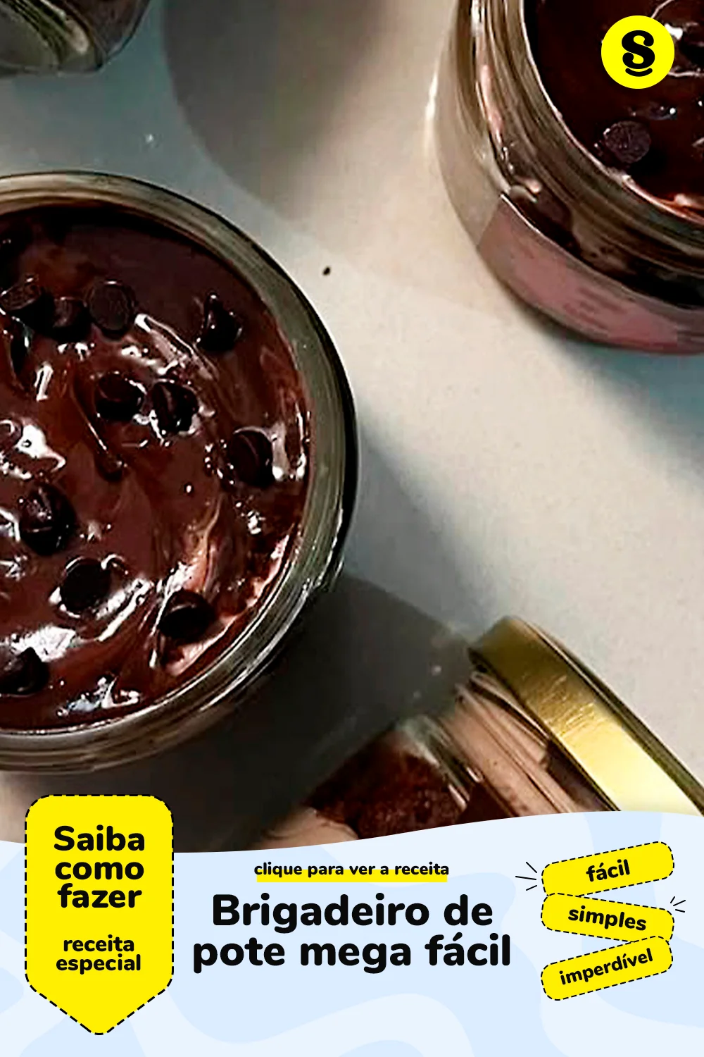 Receita de brigadeiro de pote
