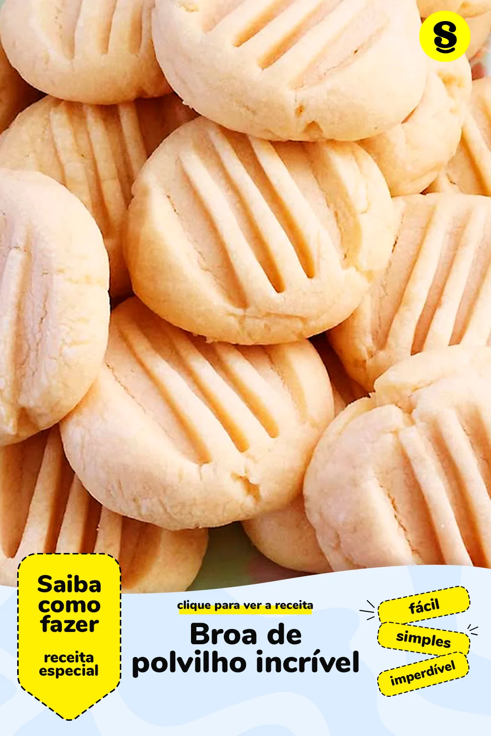 Receita de broa de polvilho
