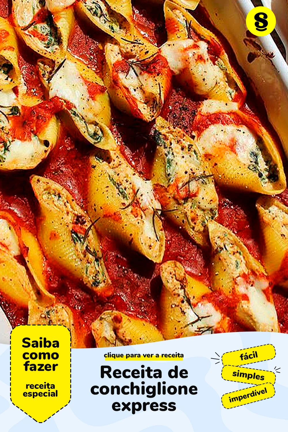 Receita de conchiglione