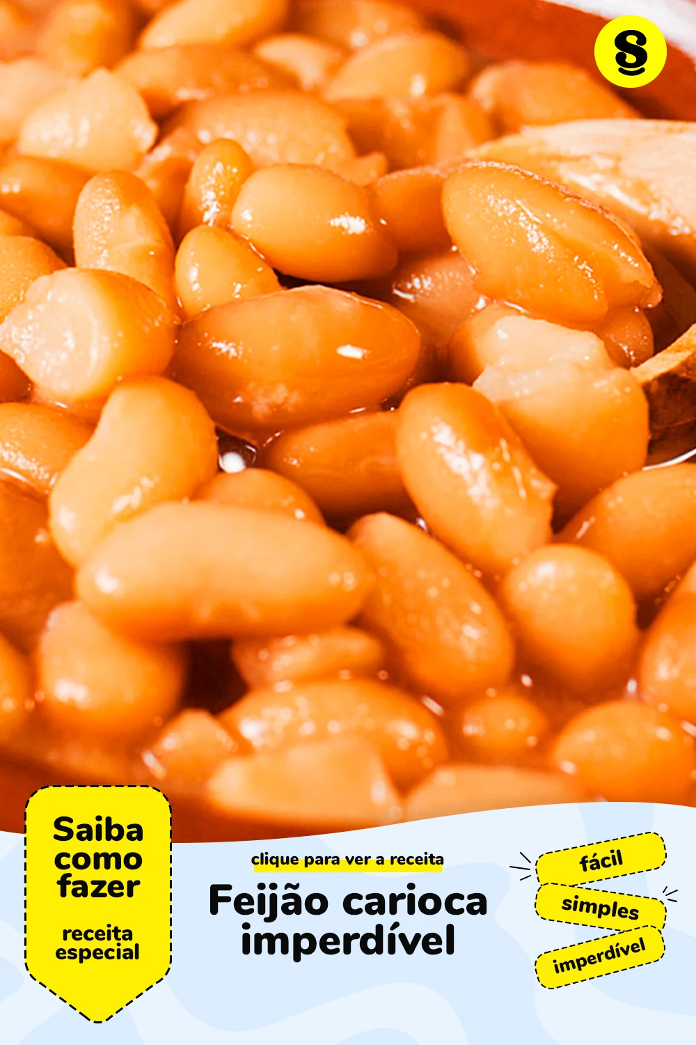 Receita de feijão carioca