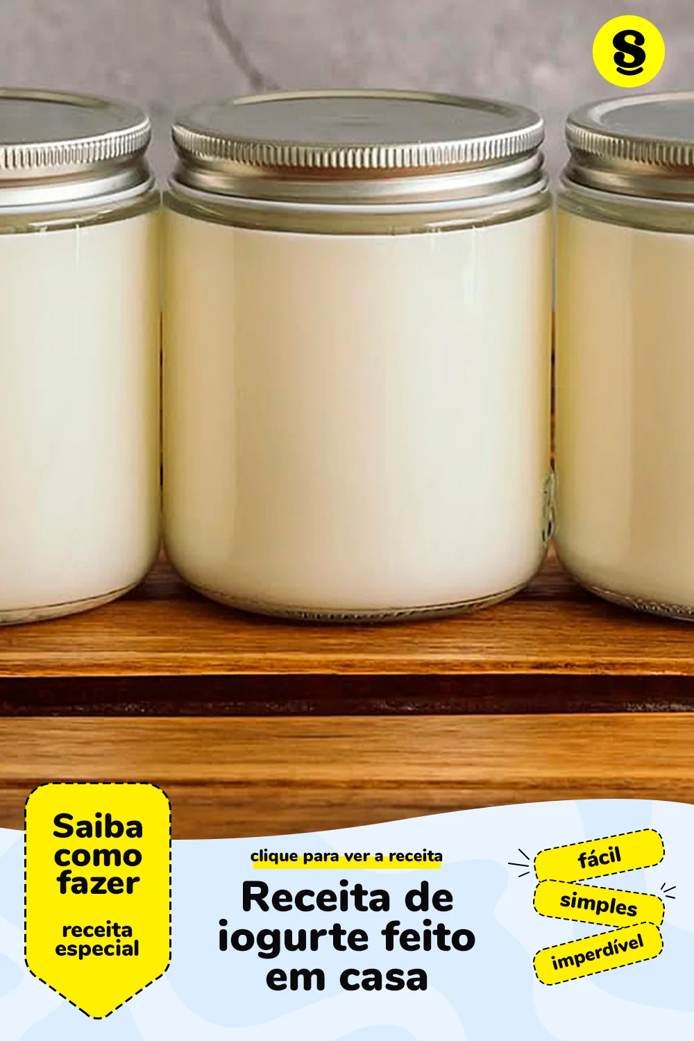Receita de iogurte