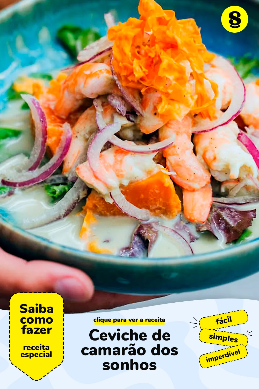 Receita de ceviche de camarão