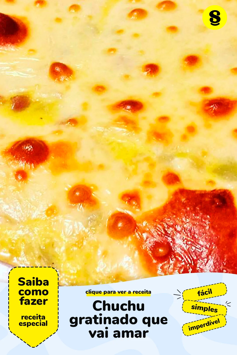Receita de chuchu gratinado