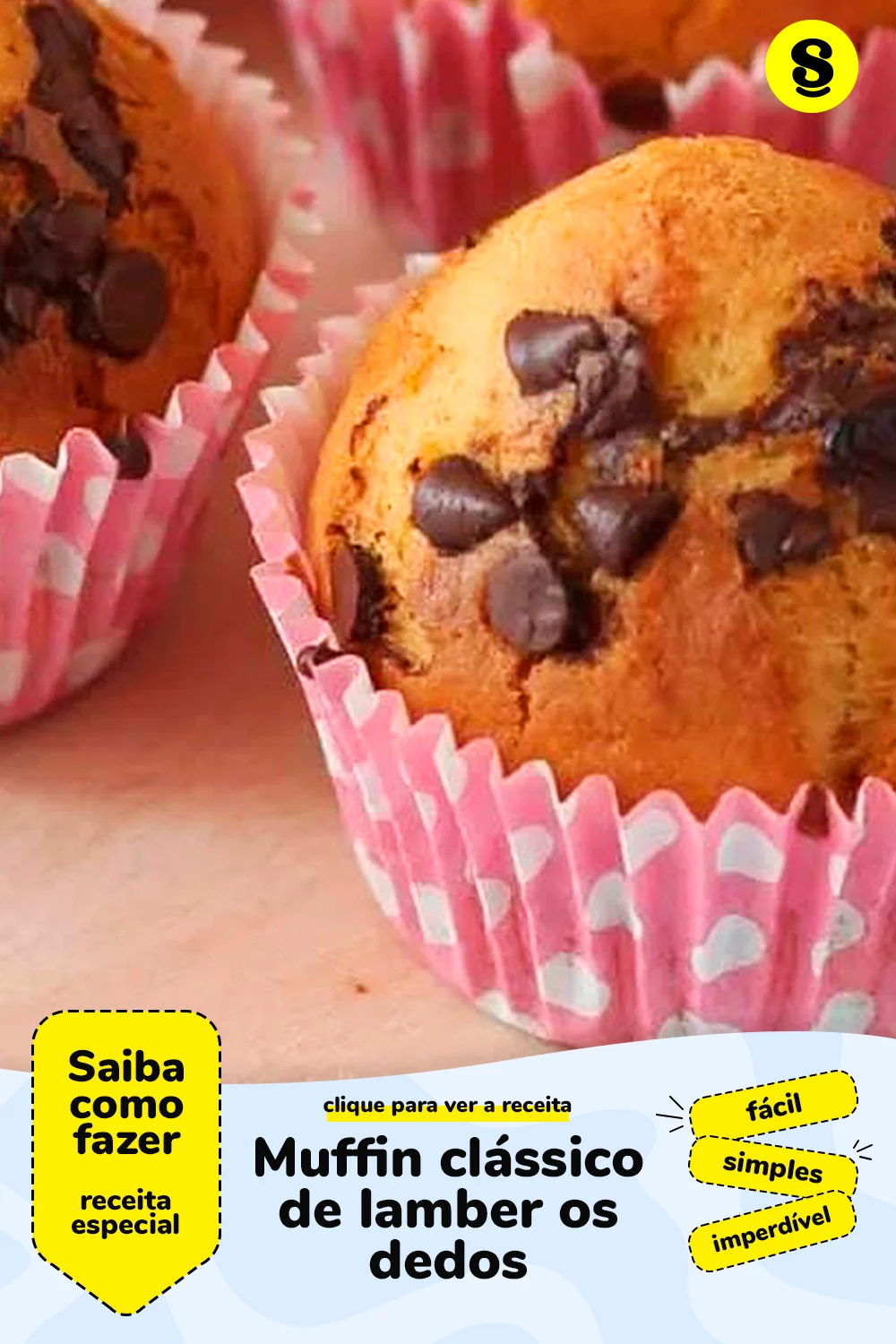 Receita de muffin clássico