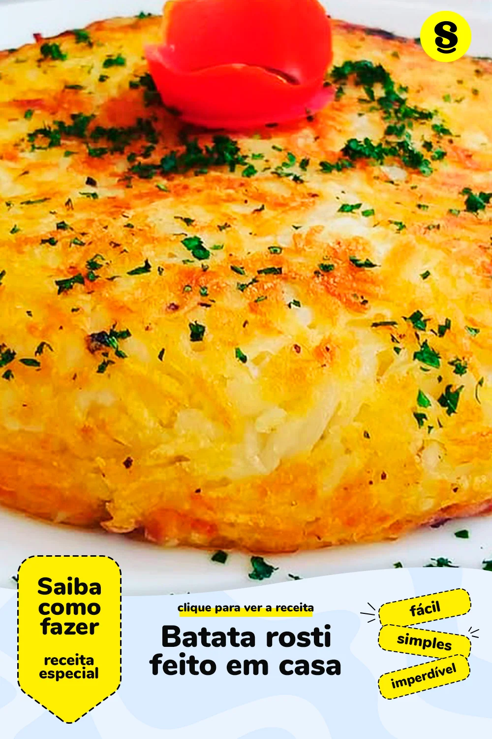 Receita de batata rosti