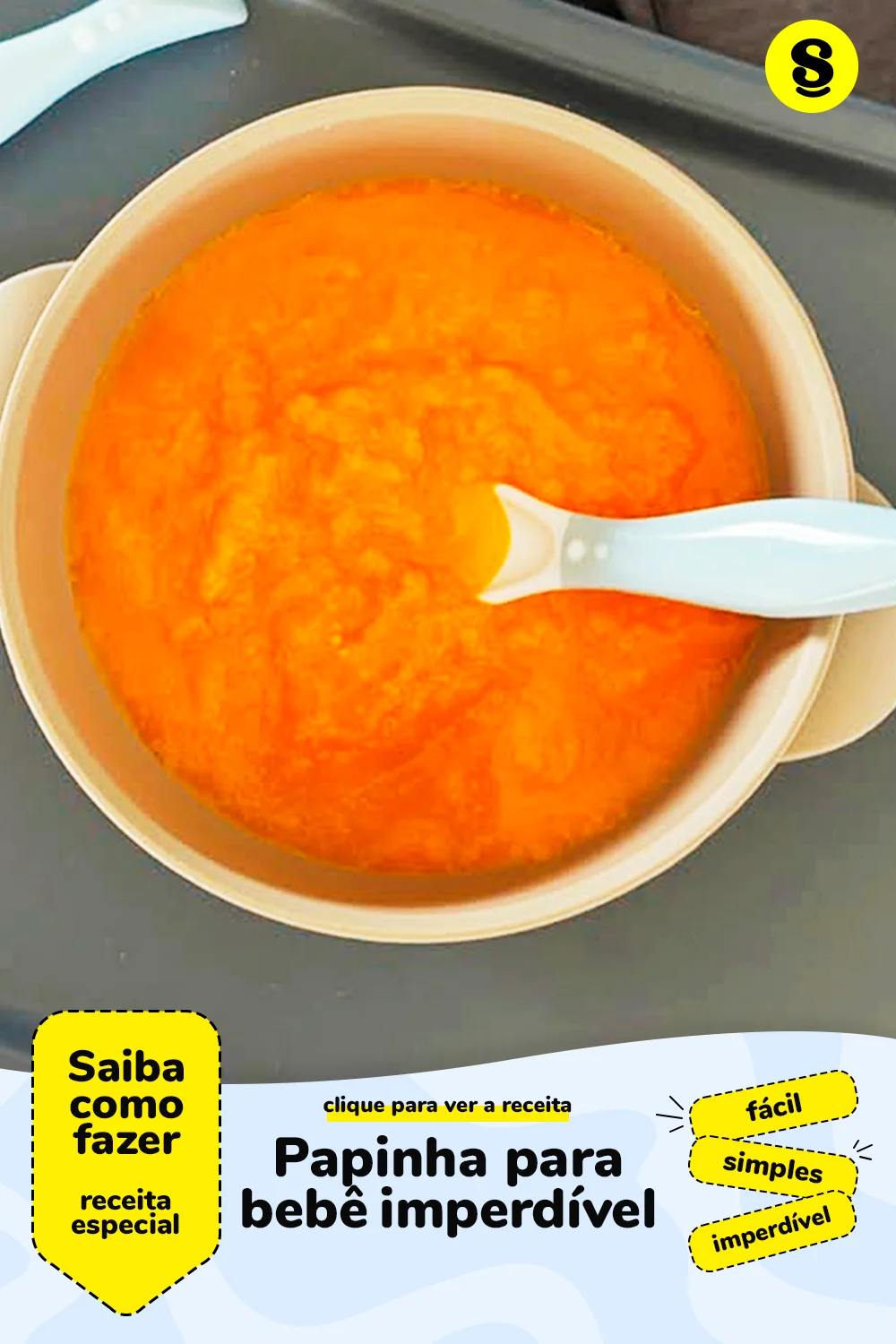 Receita de papinha para bebê
