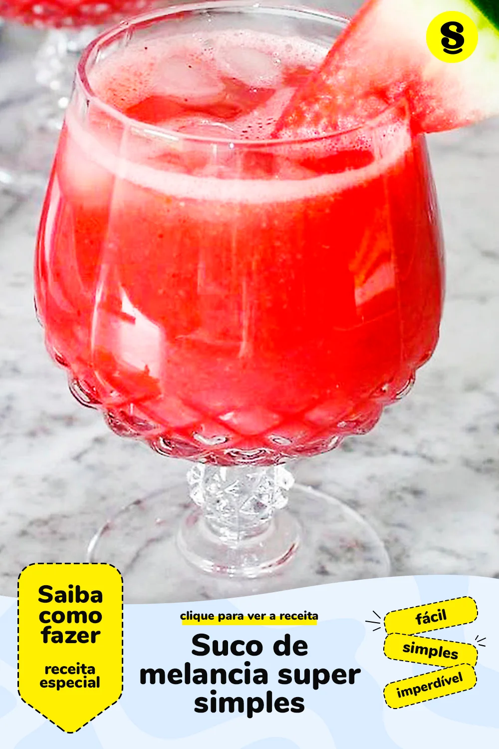 Receita de suco de melancia