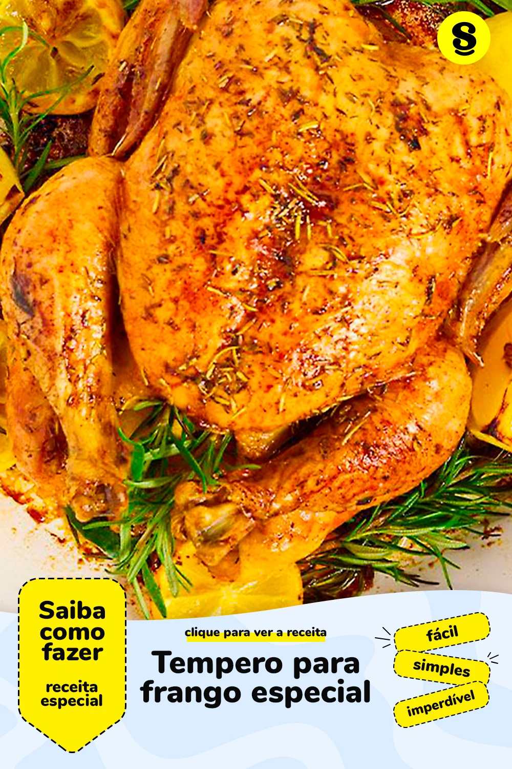 Receita de tempero para frango