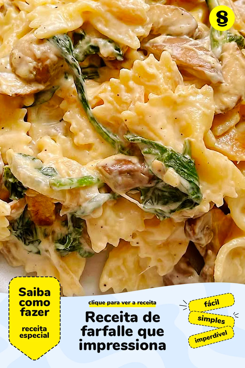 Receita de farfalle