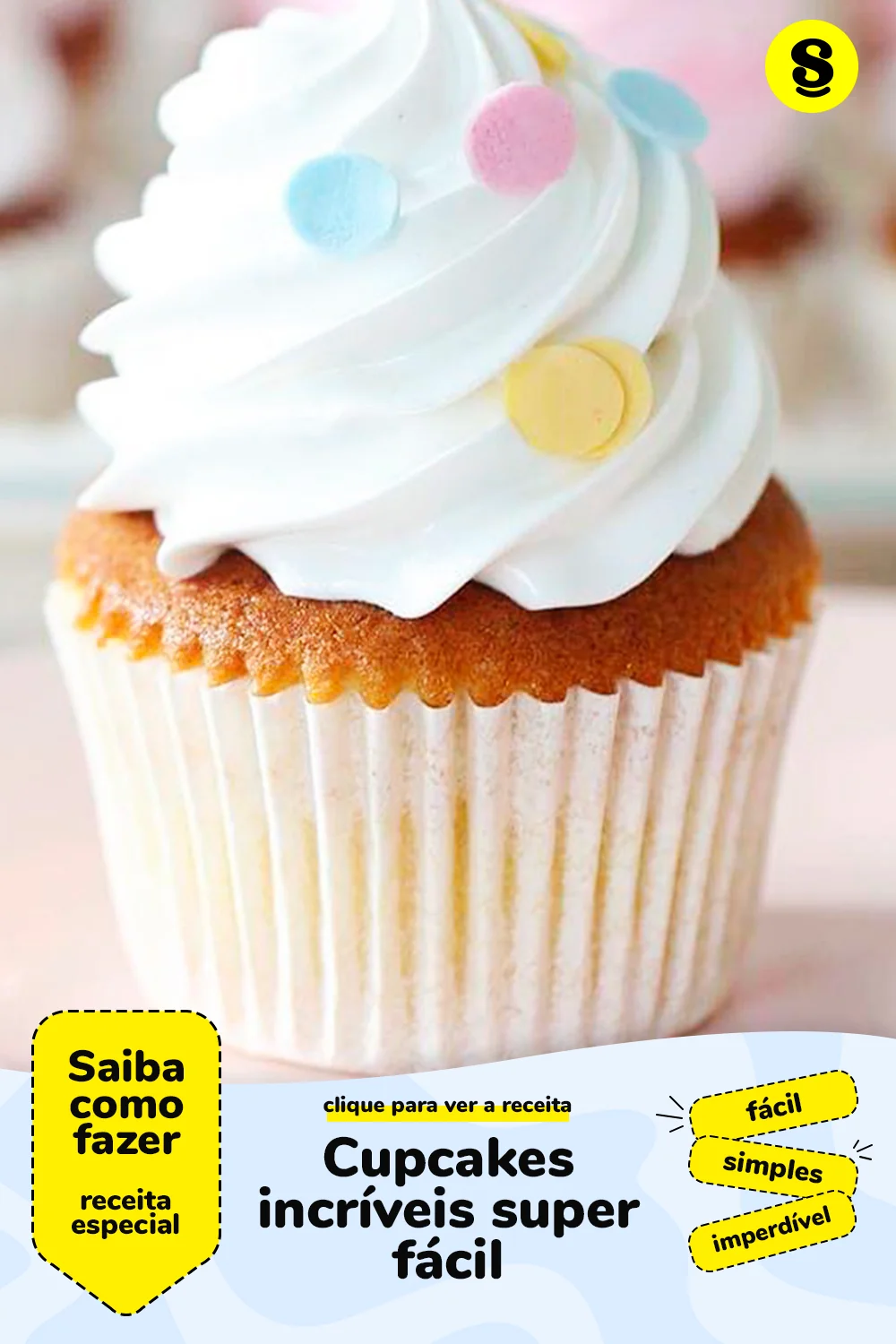Receita de cupcakes incríveis