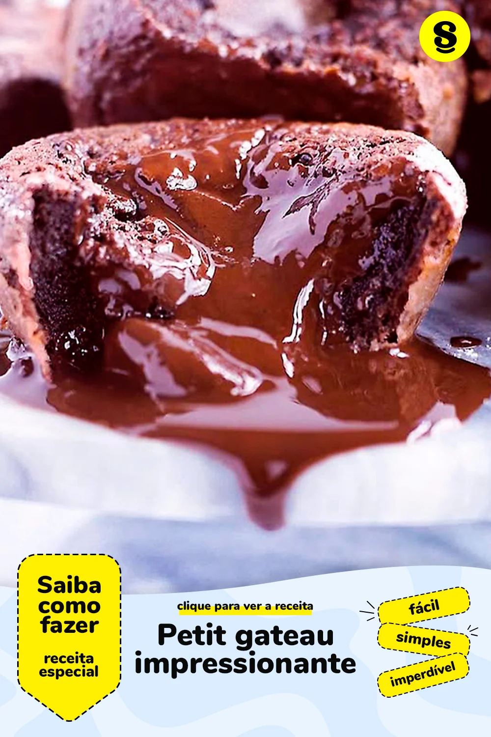 Receita de petit gateau