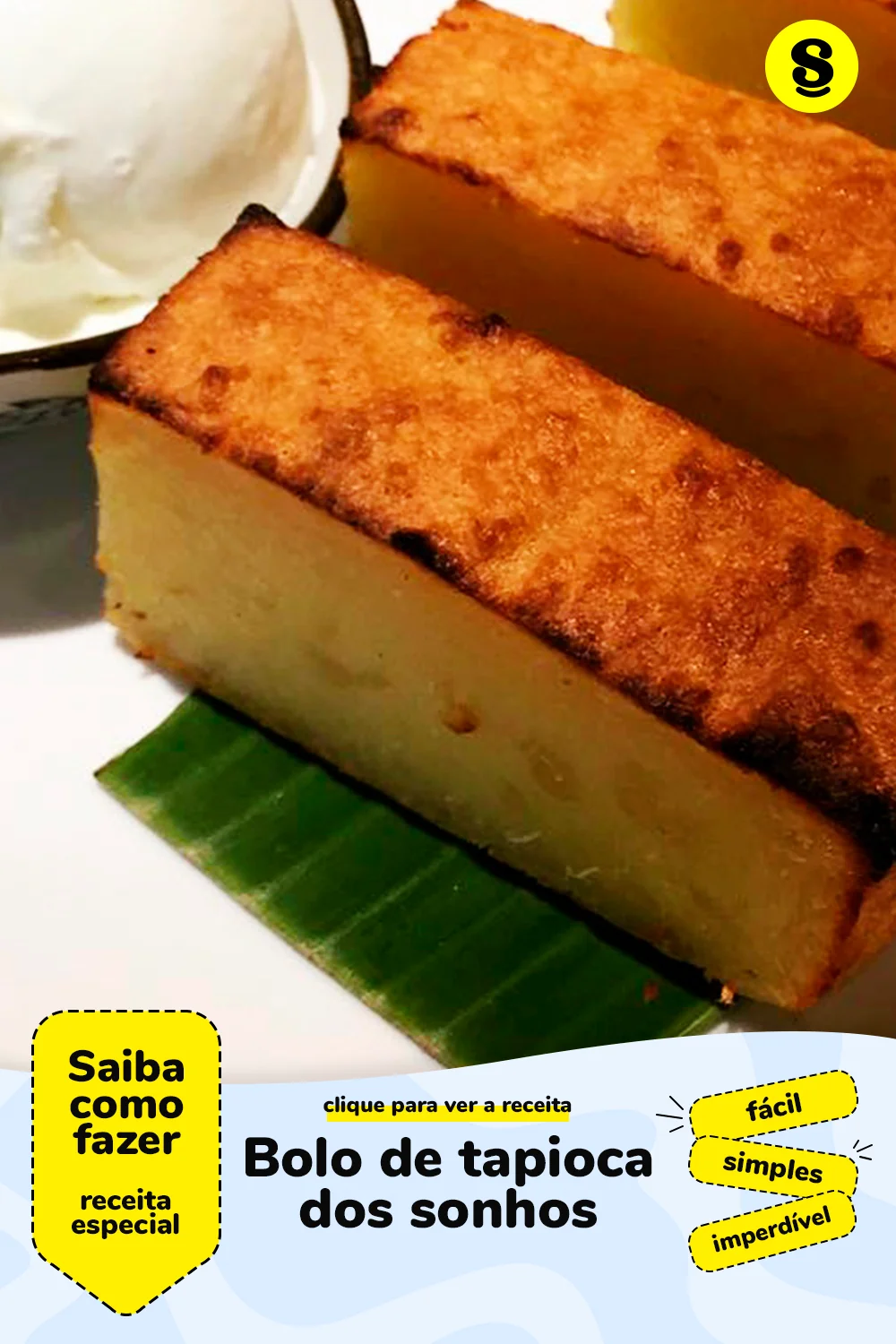 Receita de bolo de tapioca