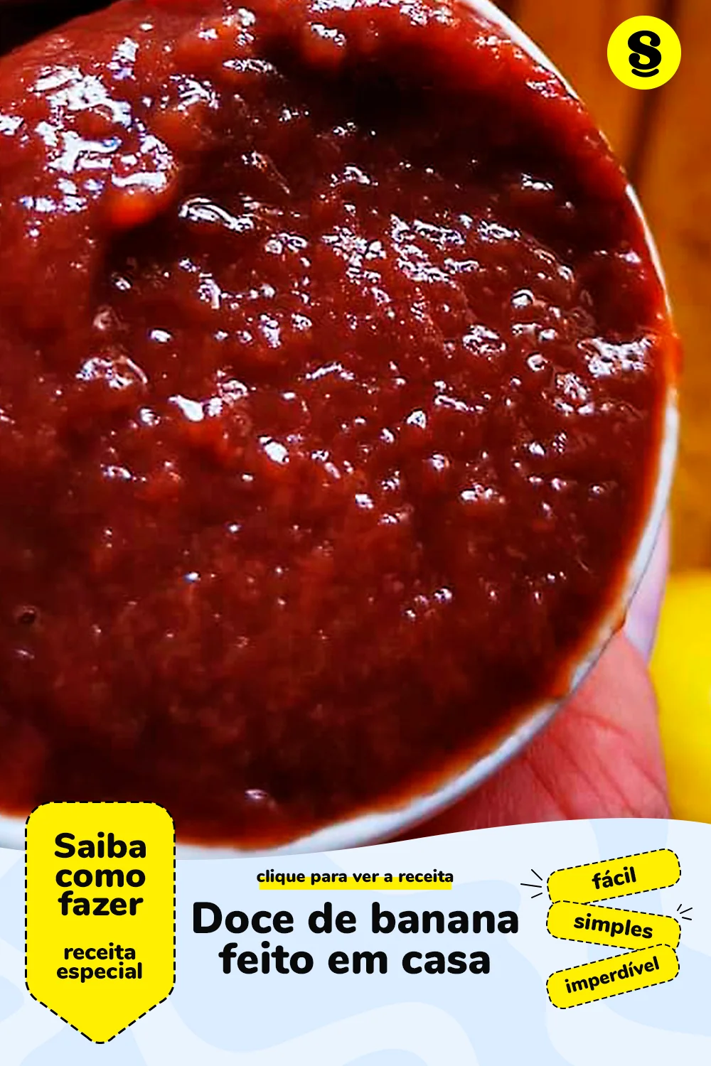 Receita de doce de banana