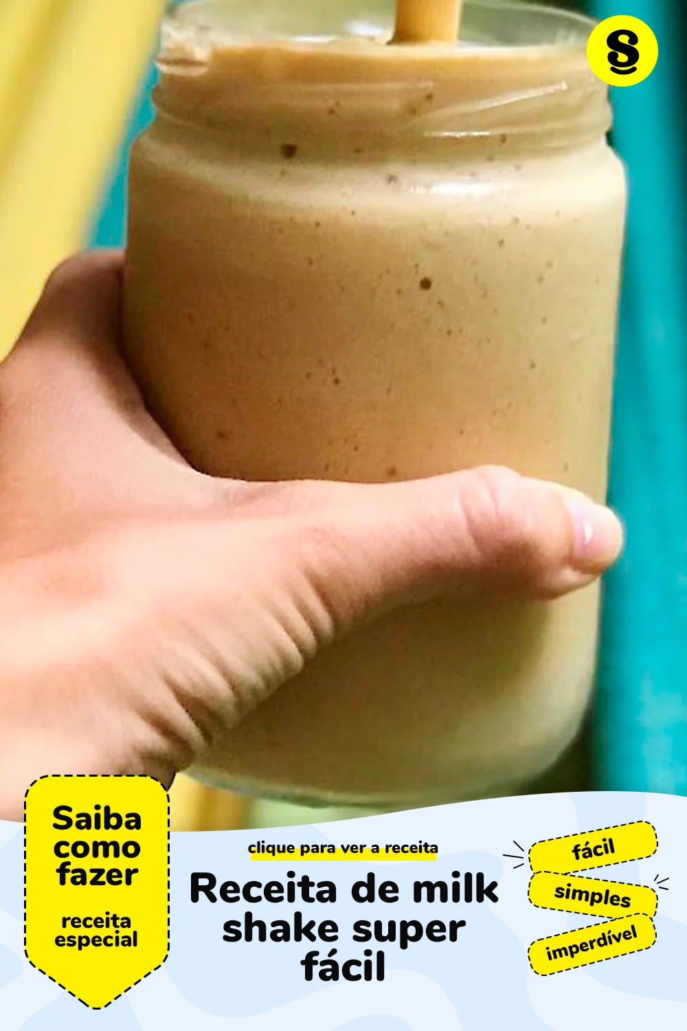 Receita de milk shake