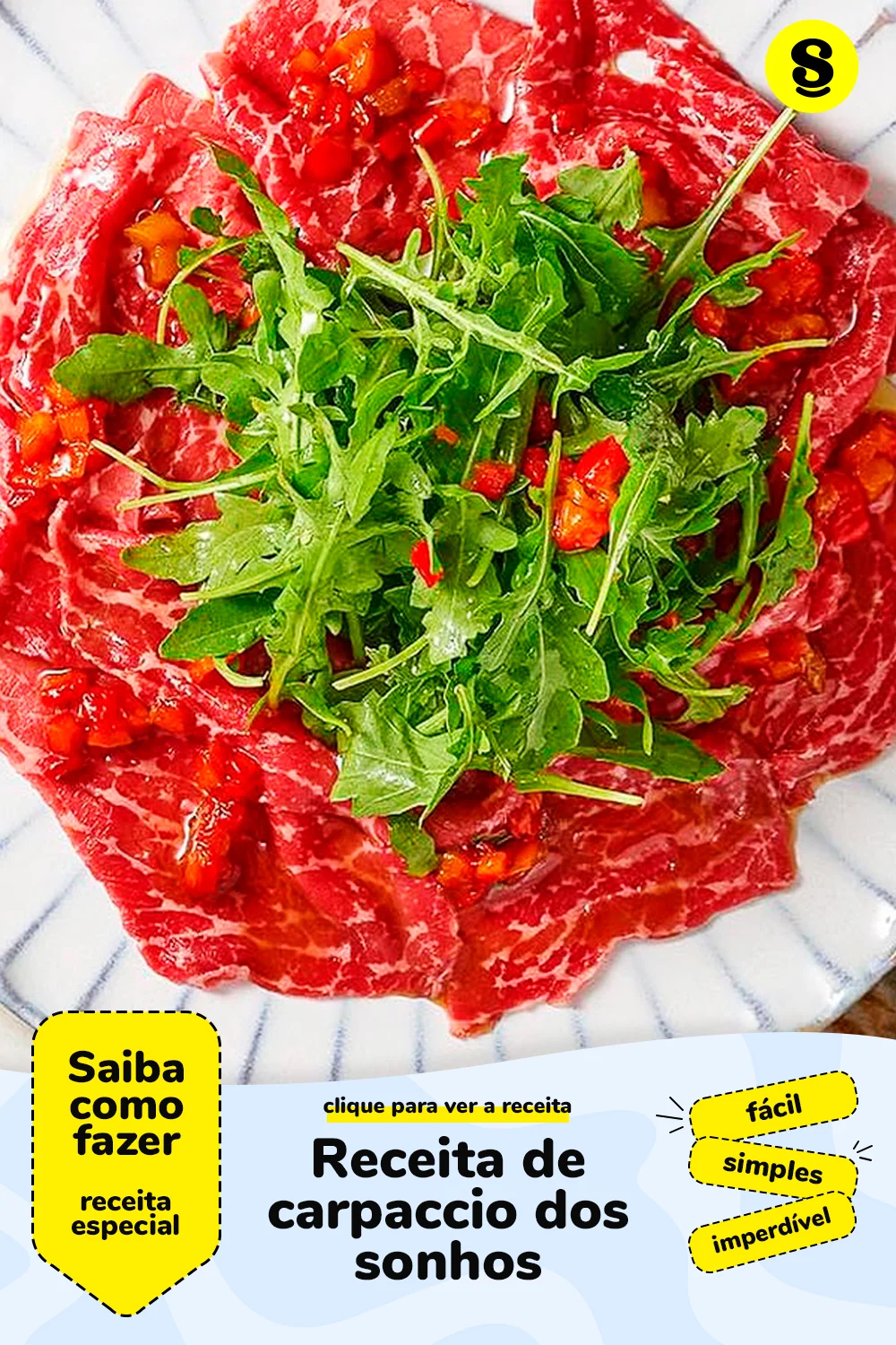 Receita de carpaccio