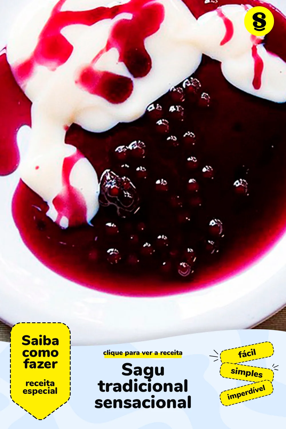 Receita de sagu tradicional