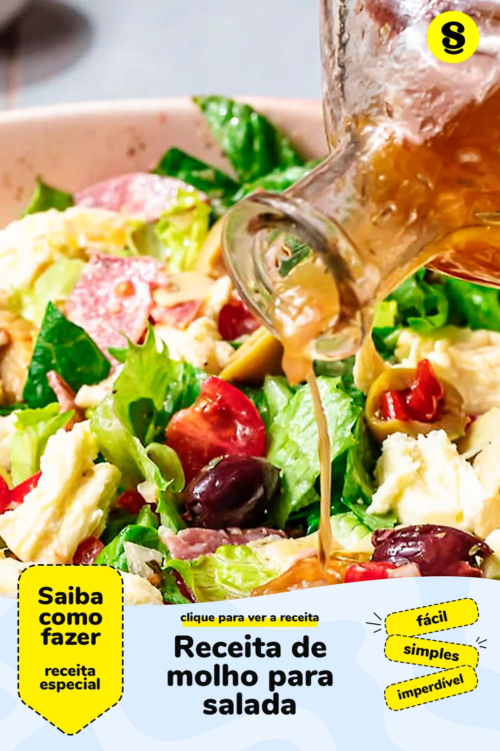 Receita de molho para salada