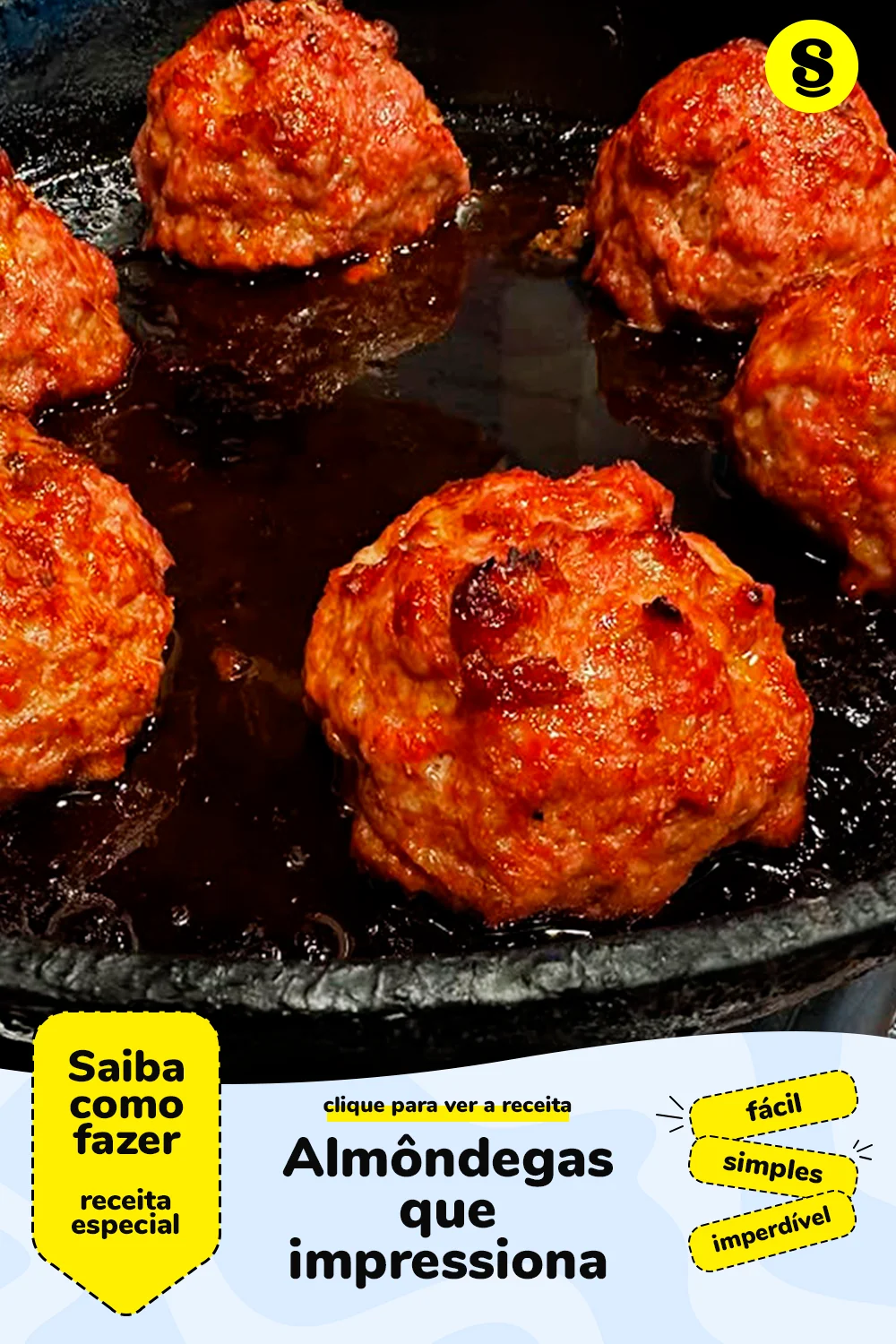 Receita de almôndegas