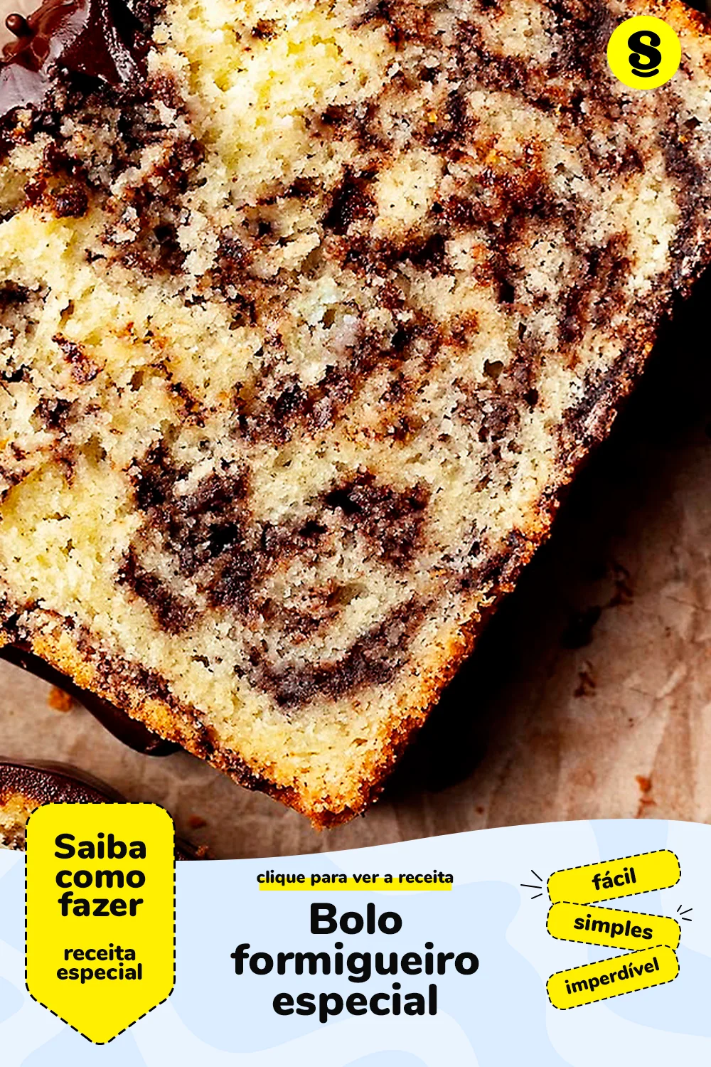 Receita de bolo formigueiro