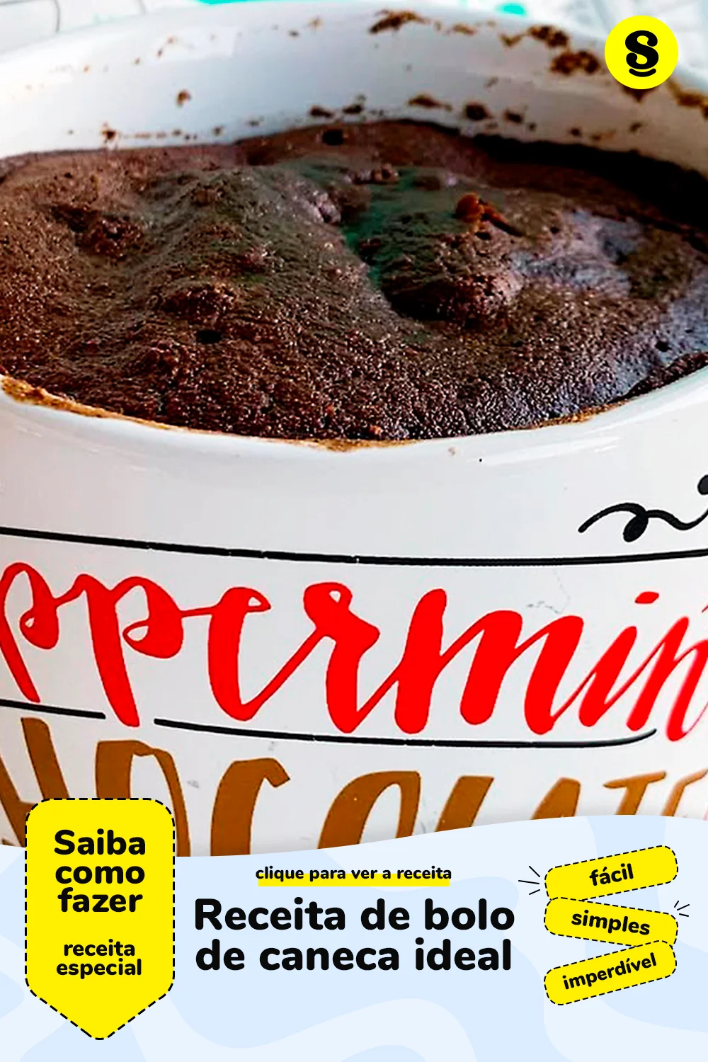 Receita de bolo de caneca
