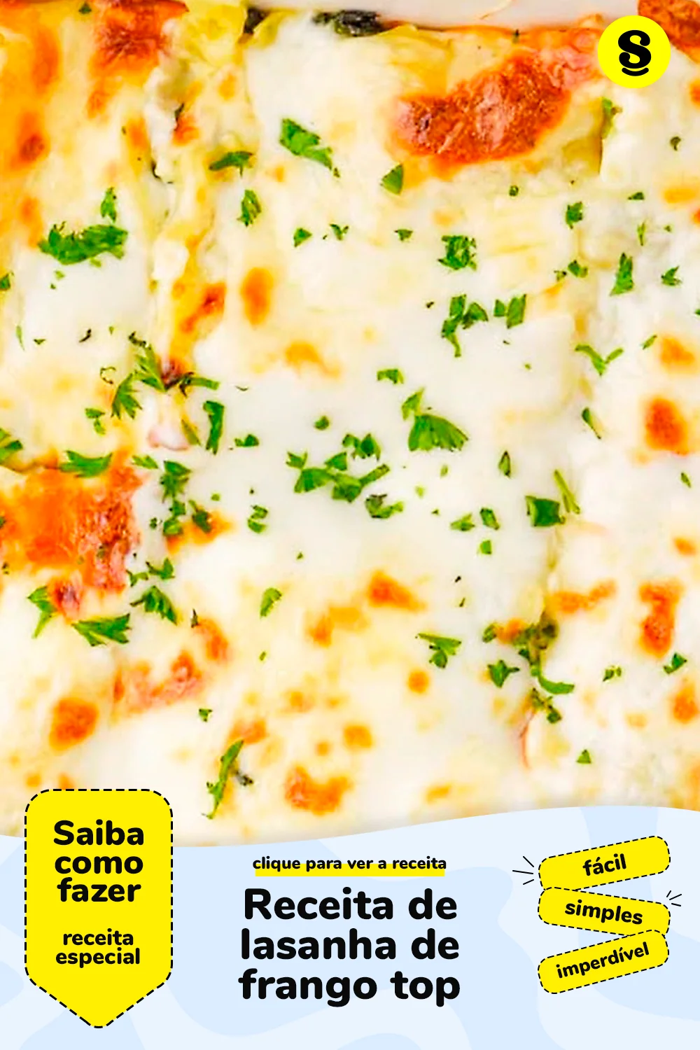 Receita de lasanha de frango