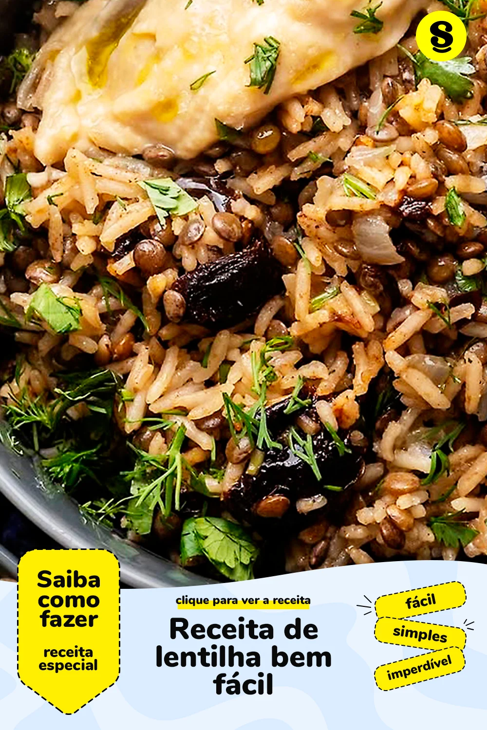 Receita de lentilha