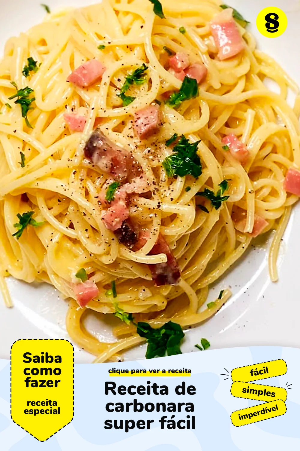 Receita de carbonara
