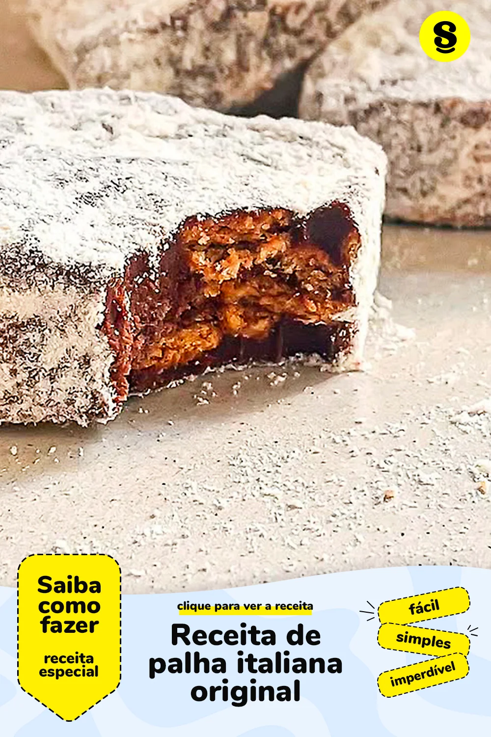 Receita de palha italiana