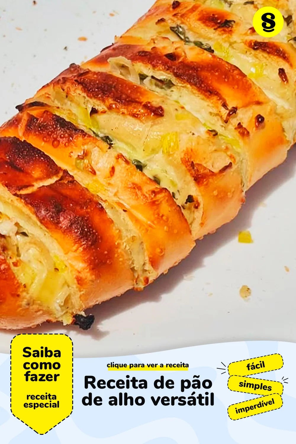 Receita de pão de alho