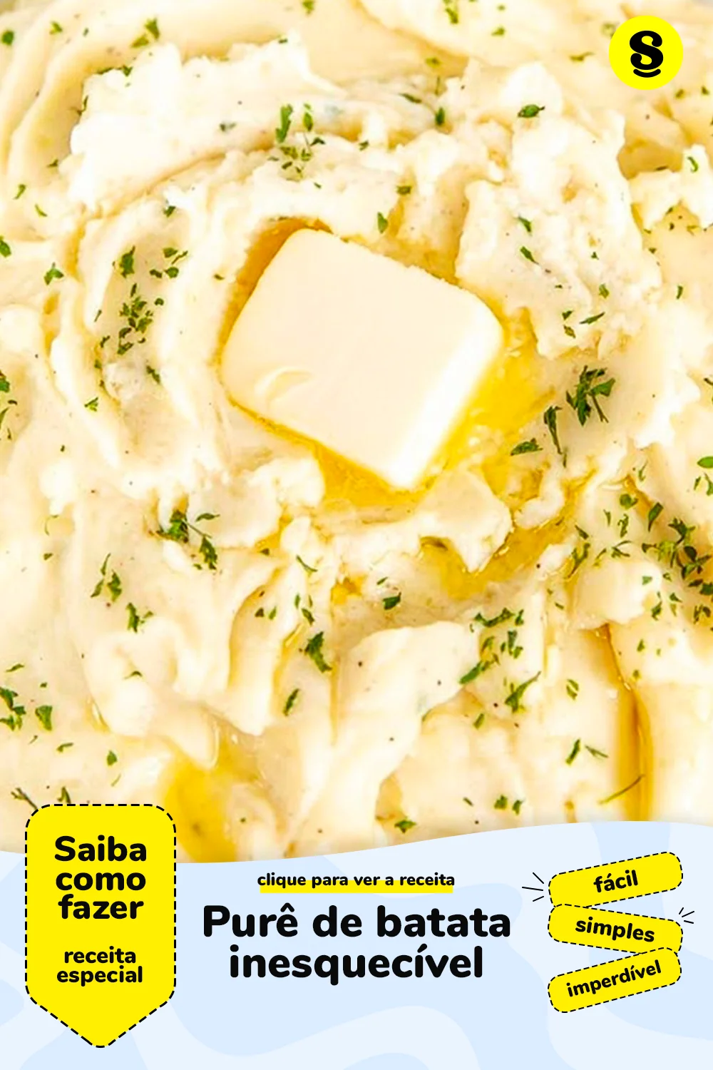 Receita de purê de batata