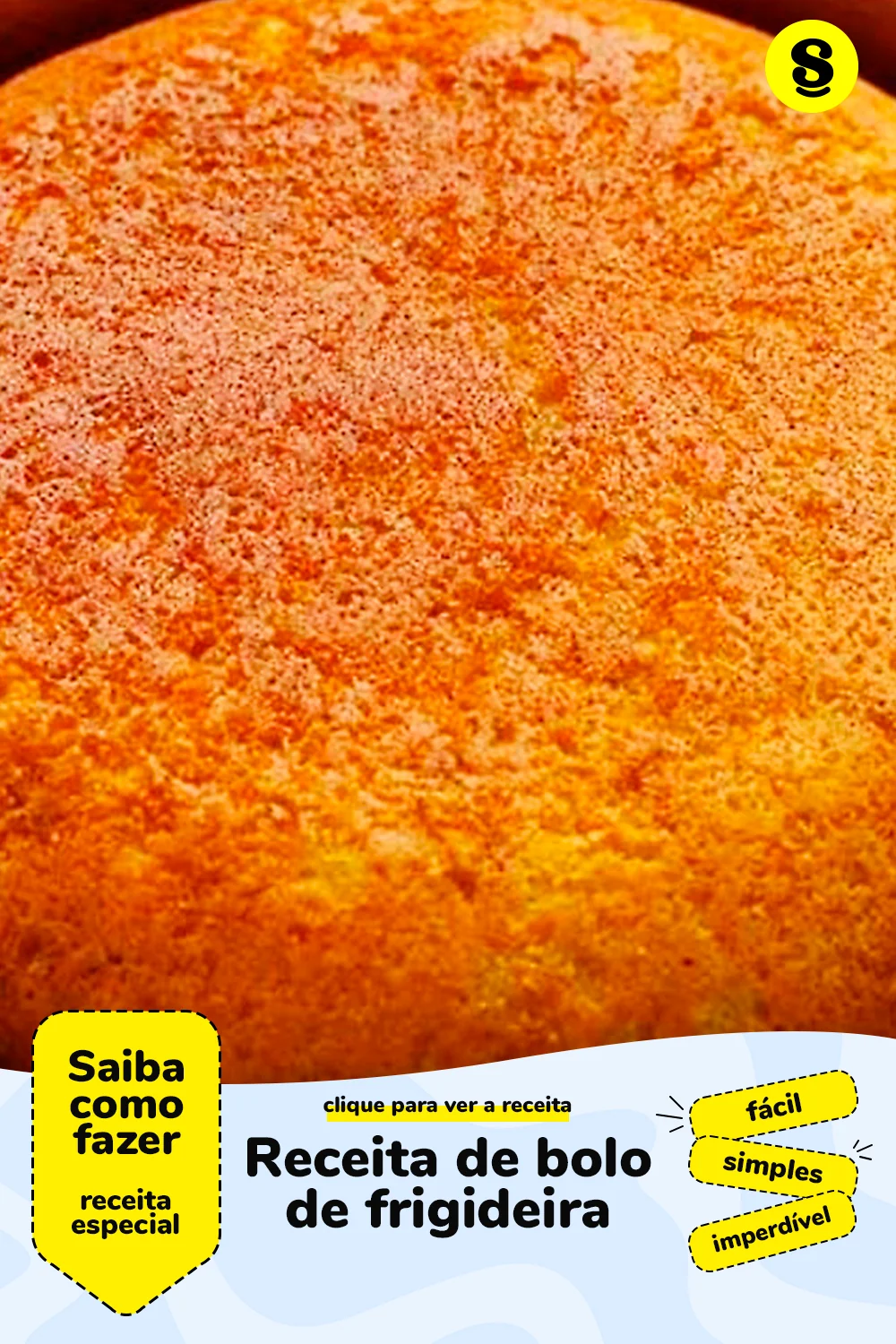 Receita de bolo de frigideira