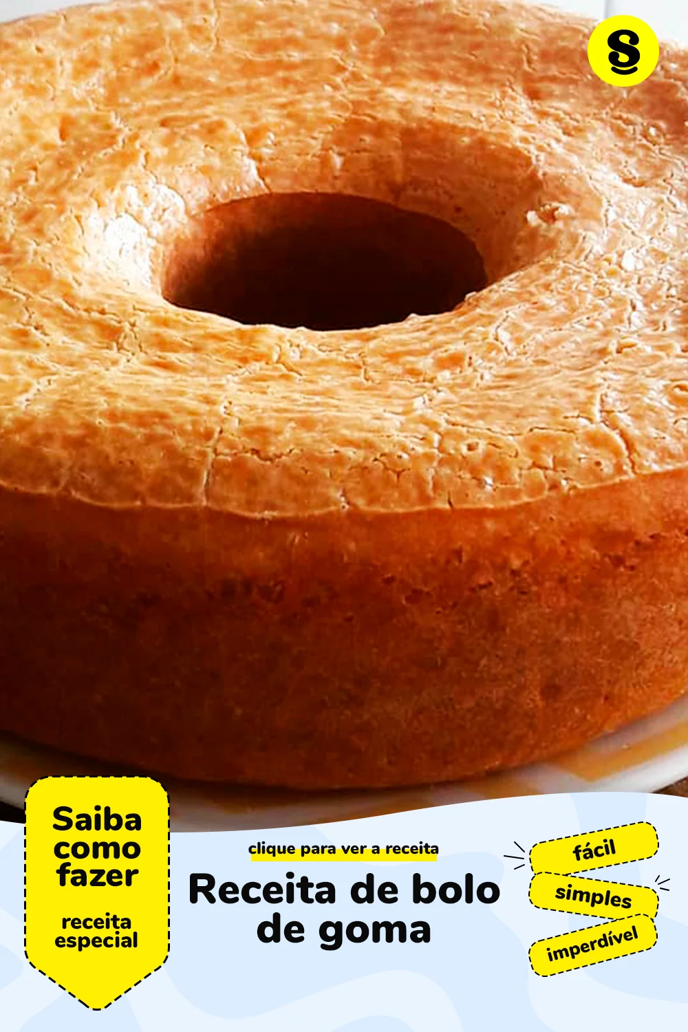 Receita de bolo de goma