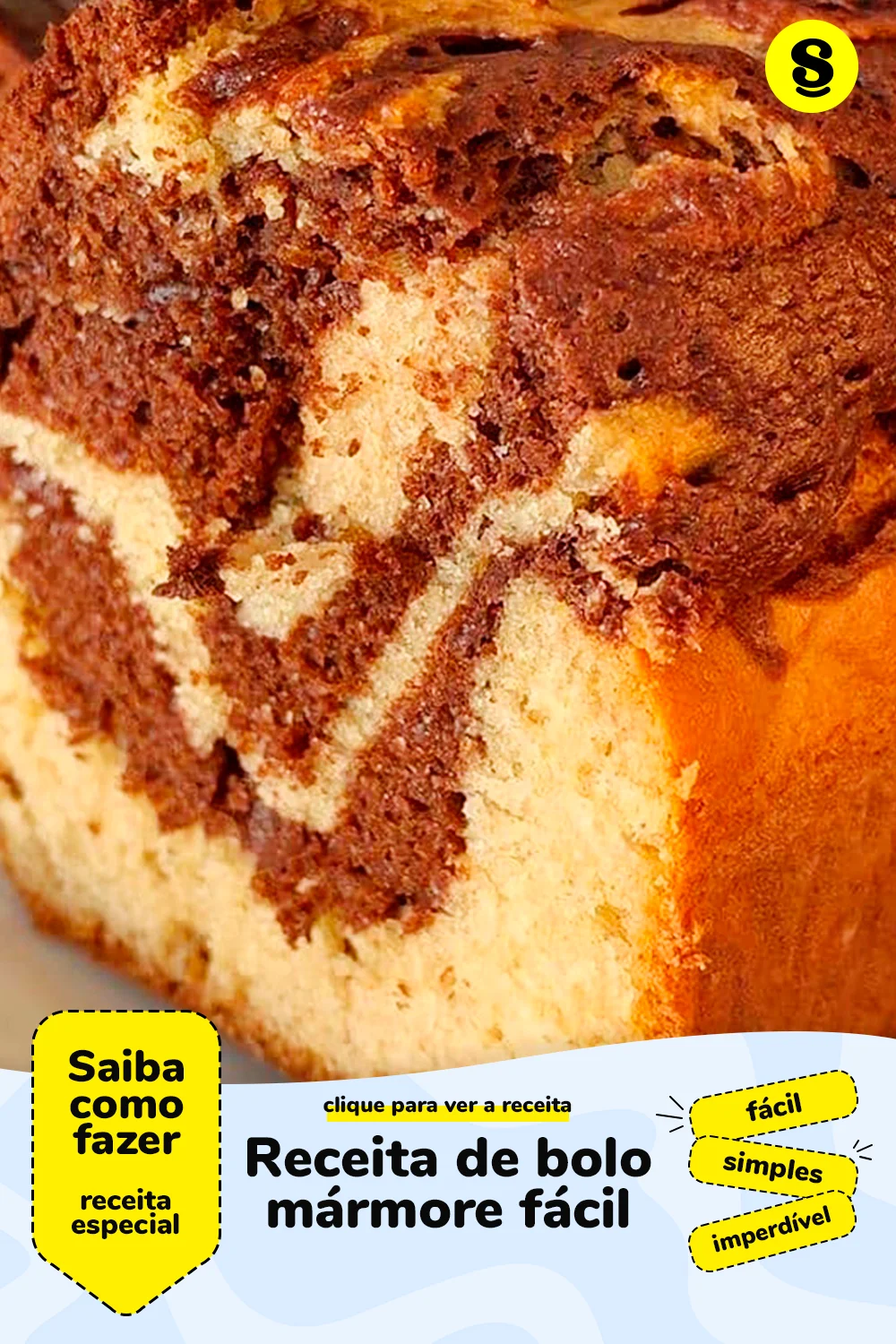 Receita de bolo mármore
