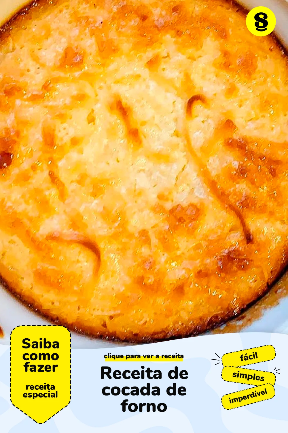 Receita de cocada de forno