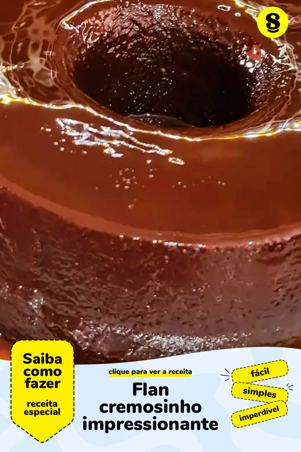 Receita de flan cremosinho
