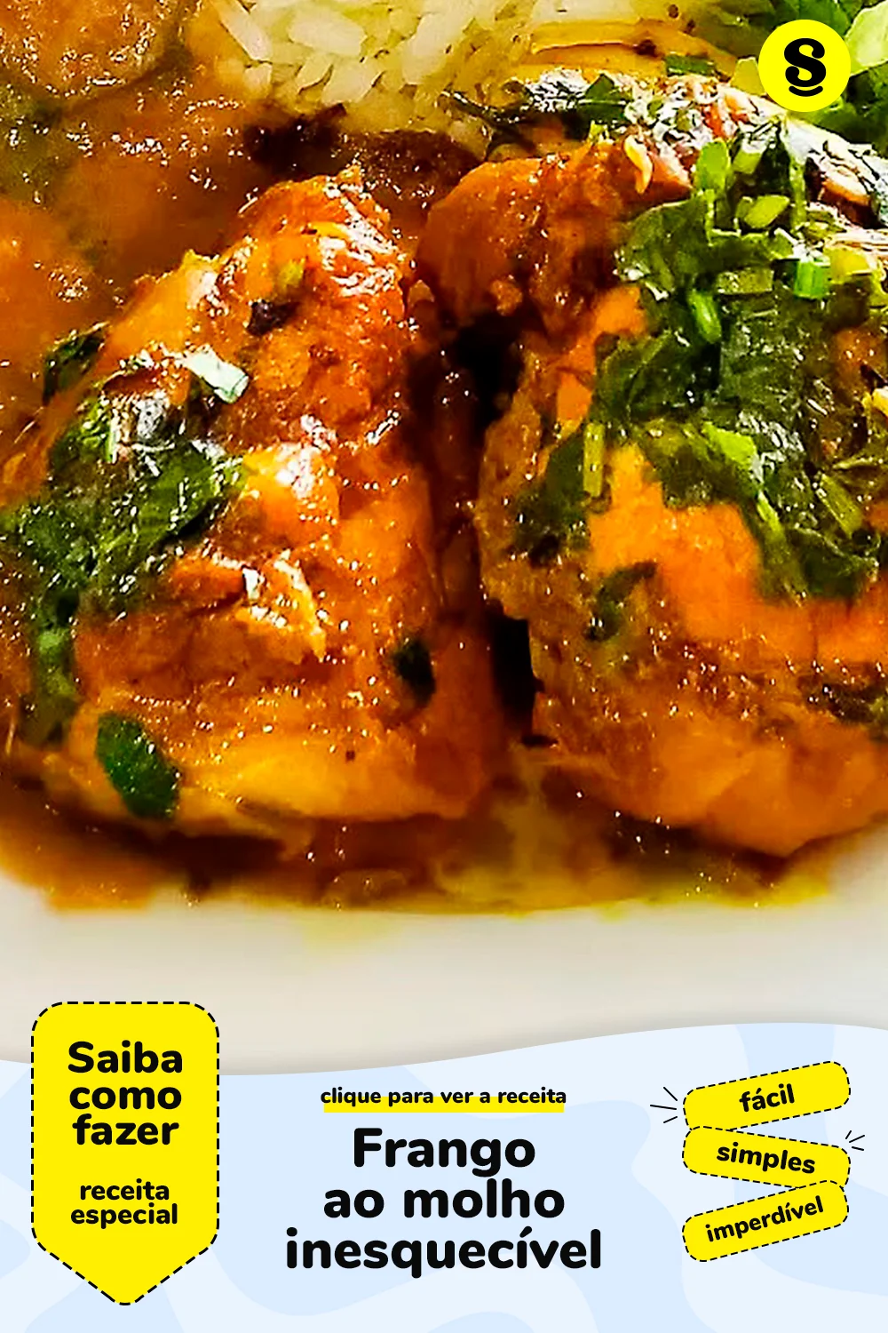 Receita de frango ao molho