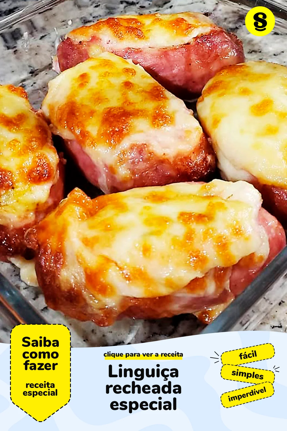 Receita de linguiça recheada