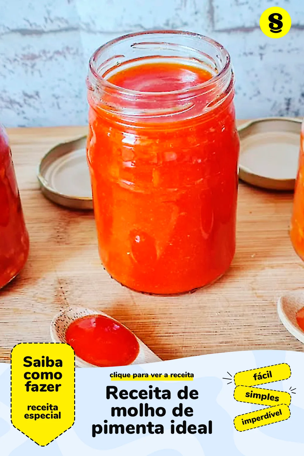 Receita de molho de pimenta
