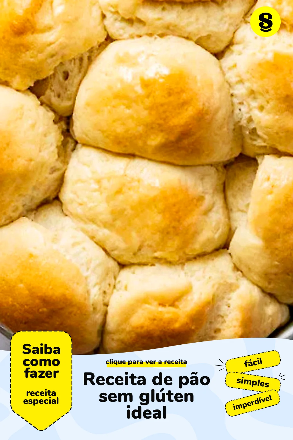 Receita de pão sem glúten