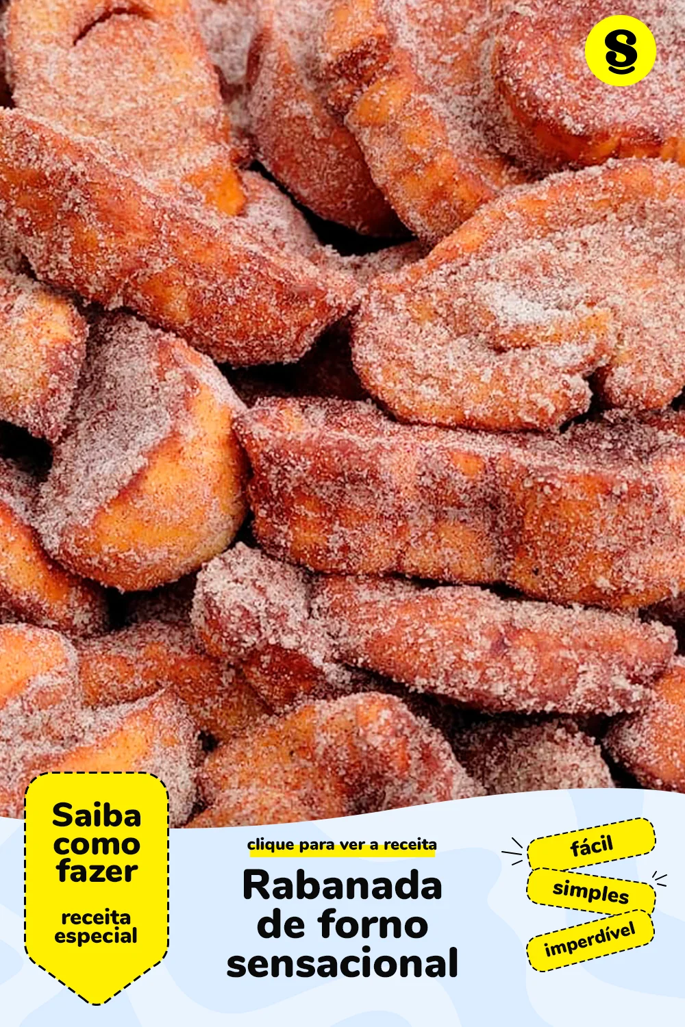 Receita de rabanada de forno