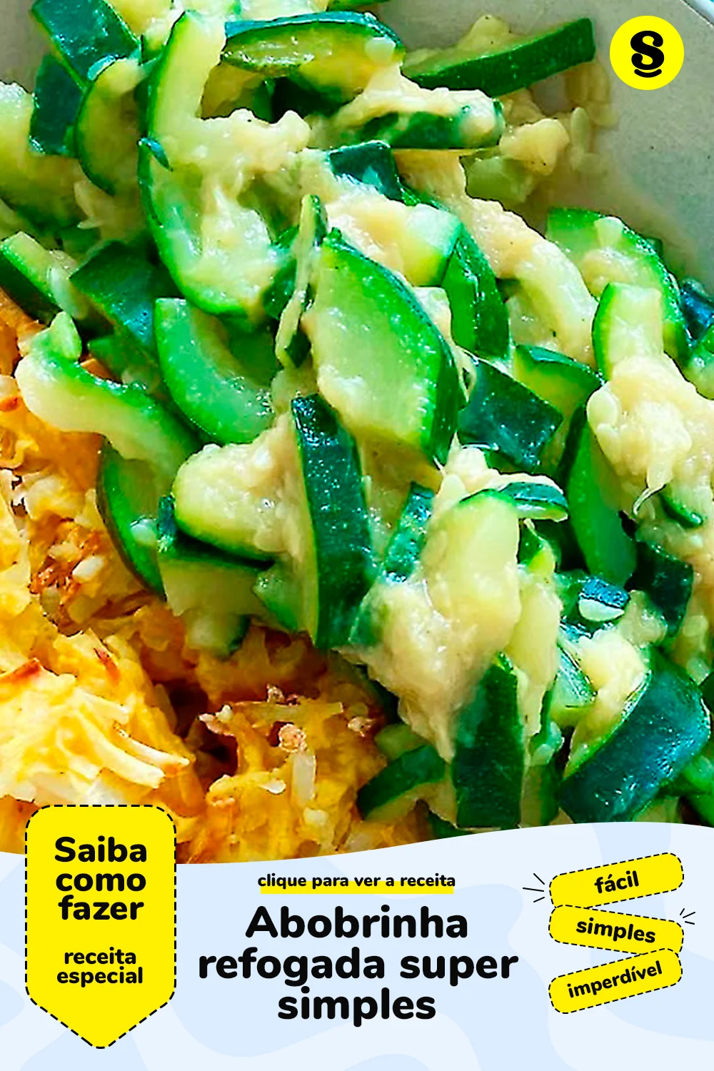Receita de abobrinha refogada