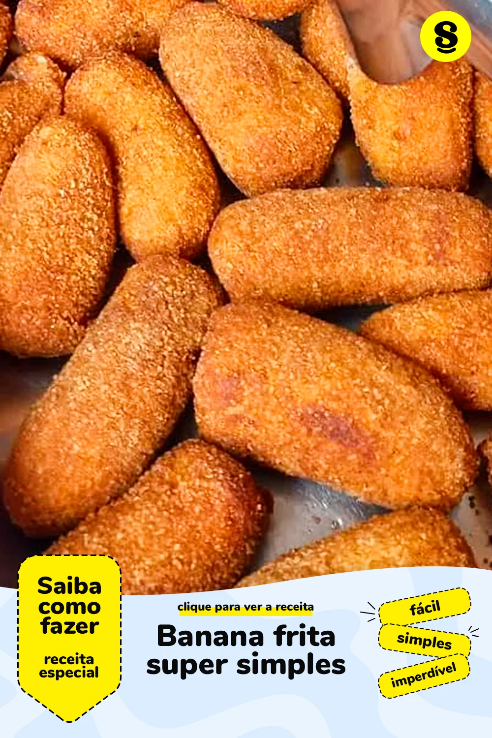 Receita de banana frita
