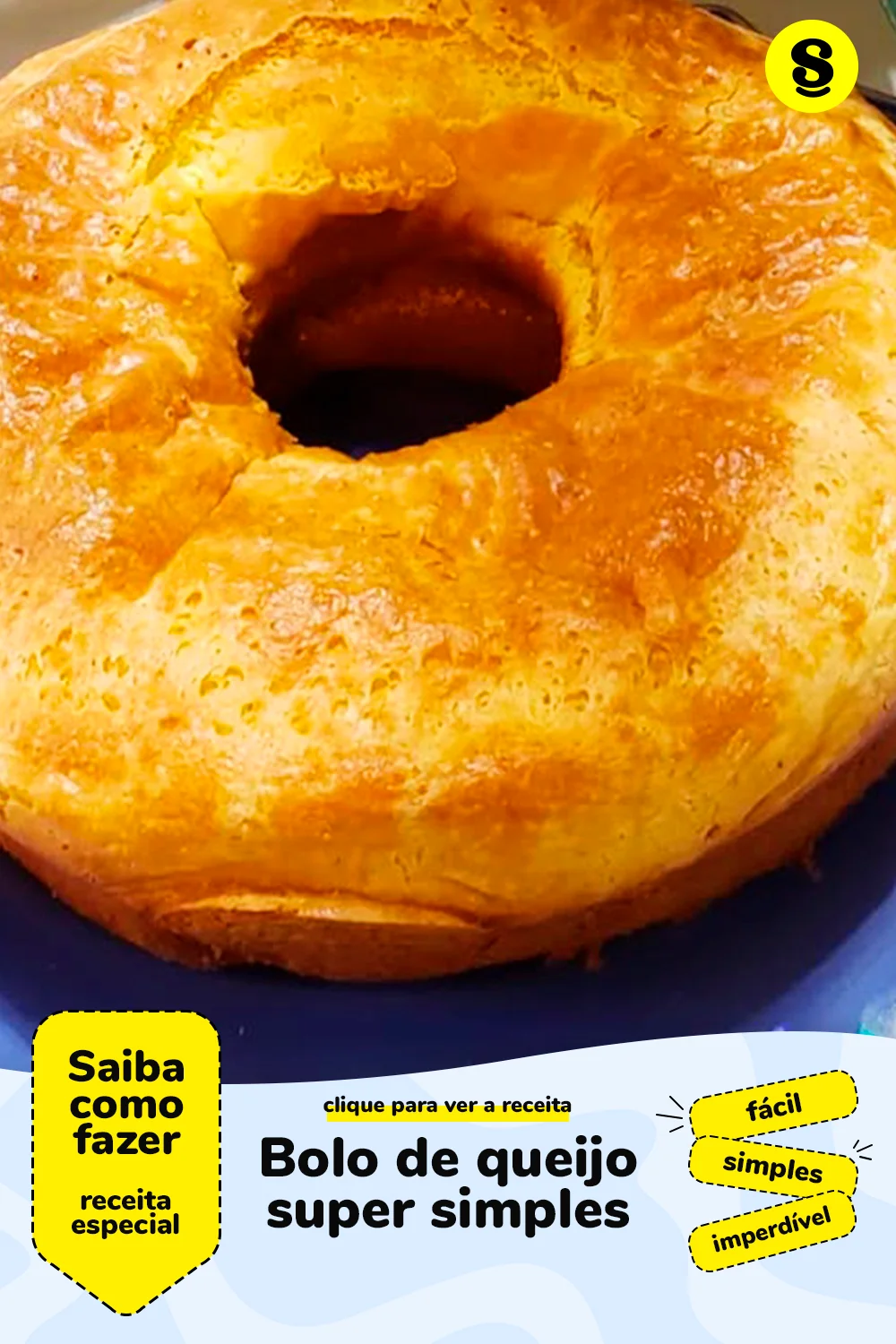 Receita de bolo de queijo