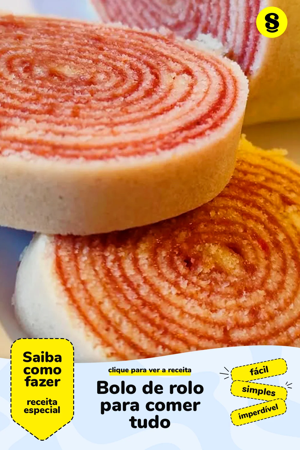 Receita de bolo de rolo