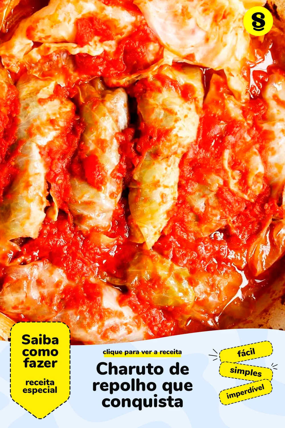 Receita de charuto de repolho