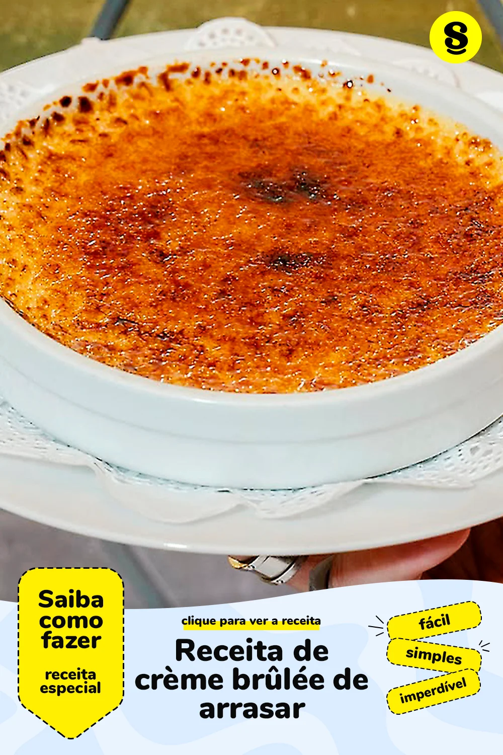 Receita de crème brûlée