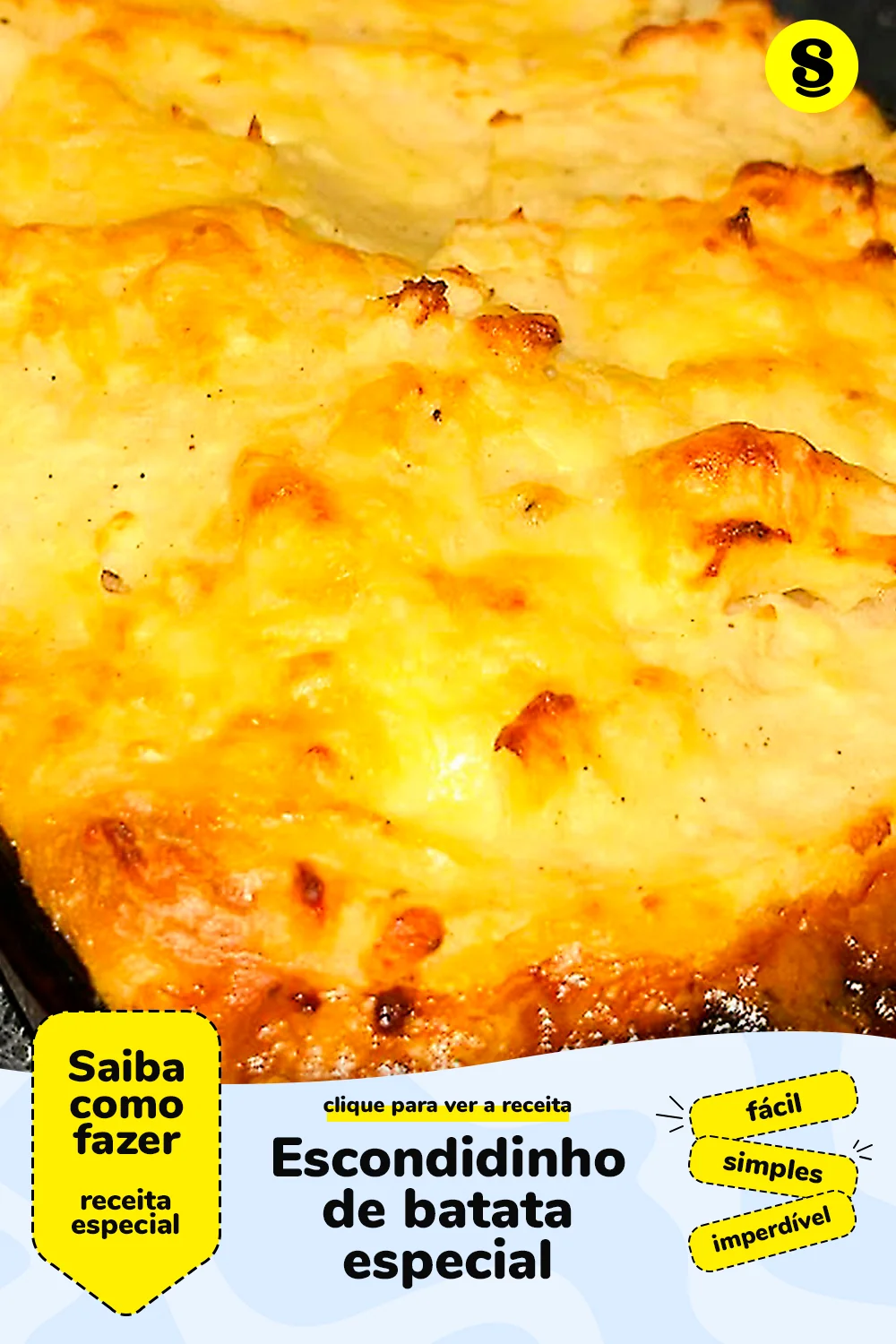 Receita de escondidinho de batata