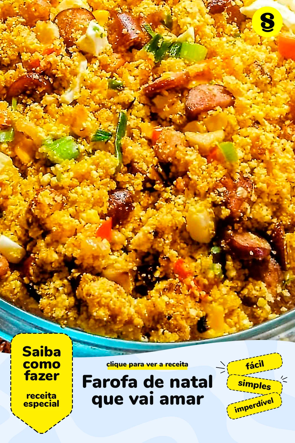 Receita de farofa de Natal