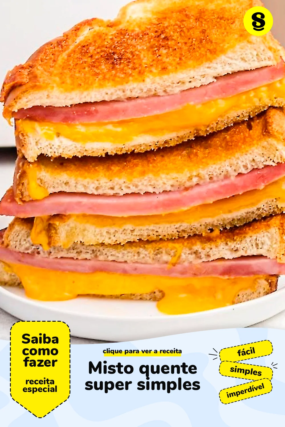 Receita de misto quente